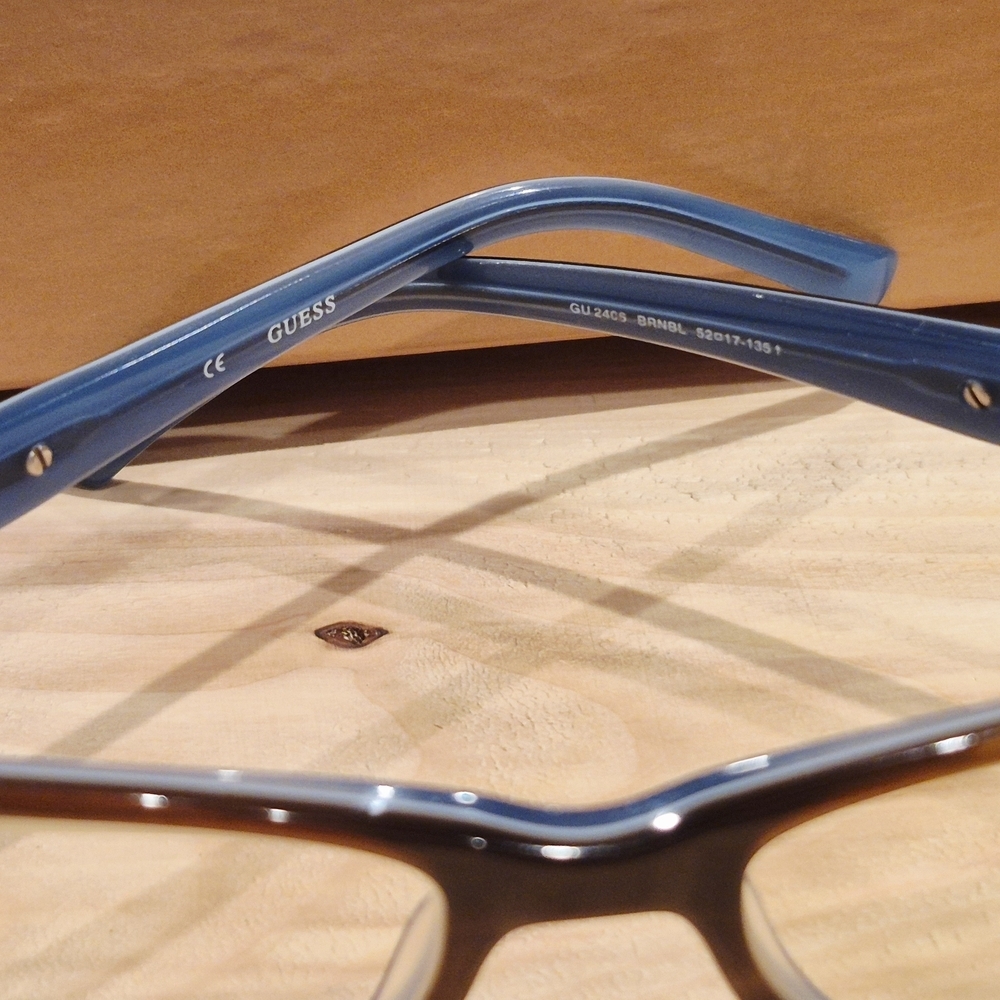 Guess Blue and Black Women's Glasses - Picture 5 of 11